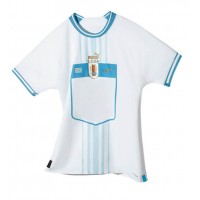 Koszulka piłkarska Urugwaj Strój wyjazdowy MŚ 2022 tanio Krótki Rękaw